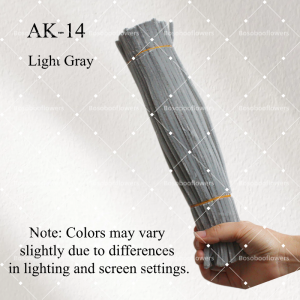 AK-14 Light Gray Pipe Cleaners Chenille Stems Fuzzy Stick Twisting Stick DIY Art Craft Supplies Bending Wires for Kids School Education Adults Floral Arrangement - 50 PCS