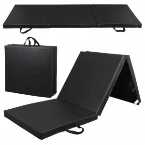 3-Fold Folding Mat With Carrying Handles Gymnastics Home Gym Protective Flooring For Yoga Sports Exercise Dropship