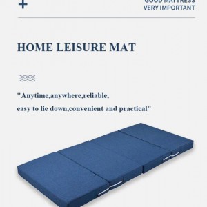 Memory Foam Folding Mattress Simple Mat Tatami Yoga Pad Foldable Sponge Mattresses for Office Lunch Break Single Bed Furniture