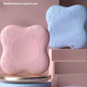 2pc Pilates Knee Wrist Hand Non-slip Solid Color Protective Pad Yoga Mat Non-slip Knee Pad Elbow Soft TPE Foam Pad Support
