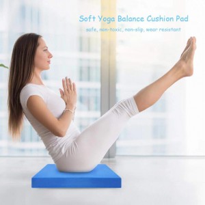 TPE Balance Pad Soft High Rebound Yoga Mat Thick Balance Cushion Fitness Yoga Pilates Plank Hold Board for Physical Therapy